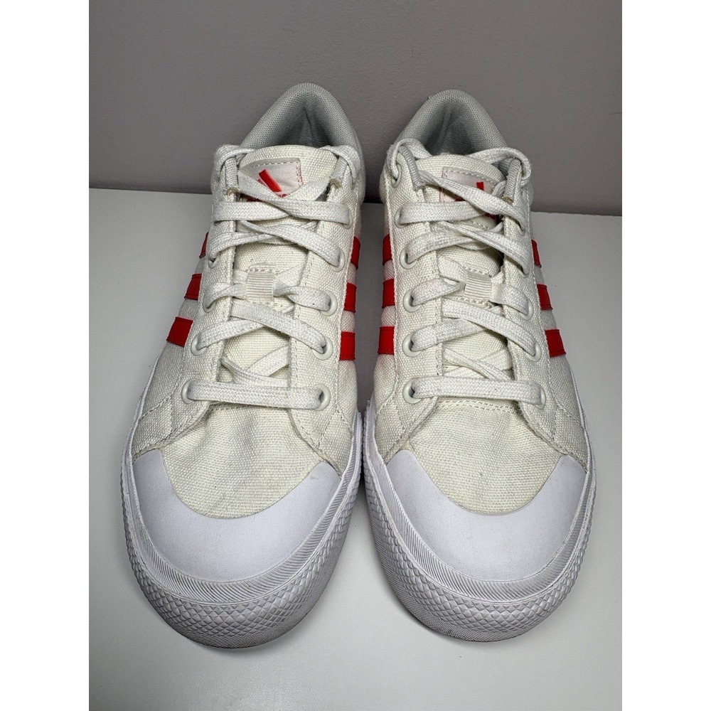 Adidas Bravada 2.0 Platform Women's Casual Shoes Sneakers White Red - Size 7 - Picture 5 of 10